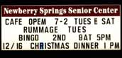 Newberry Springs Senior Center Sign